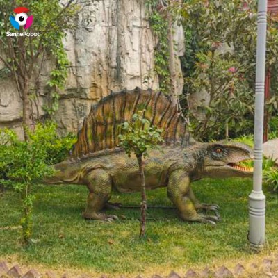 Theme Park Moving Simulation Dinosaurs Lifelike Dimetrodon for Sale