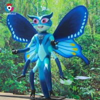 Lifelike Large Animatronic Simulation Cartoon Insect Butterfly Model