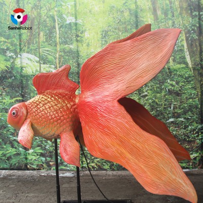 Kids Amusement Interactive Goldfish Statues for Sale