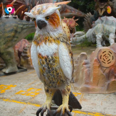 Life Size Animatronic Simulation Animal Bird Owl