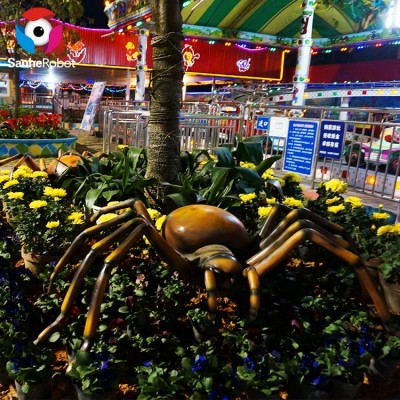 SH-RI054 SANHE Real Style Animatronic Remote Control Spider For Sale