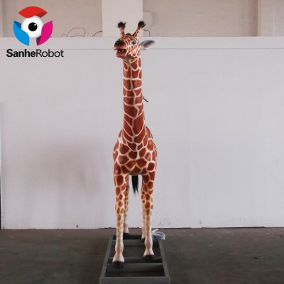 Good Zoo/Park Simulated Large Decorative Fiberglass Giraffe Statues for Sale