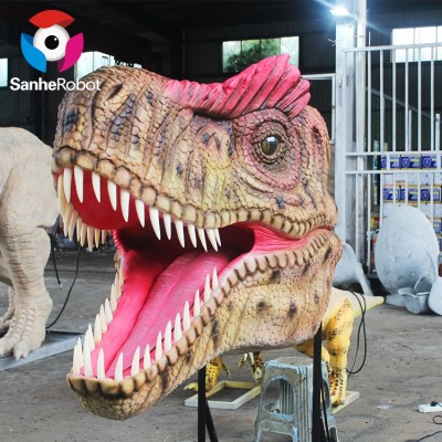 SH-F061 Interactive Attraction, Life-size Jurassic Dinosaur Head Model