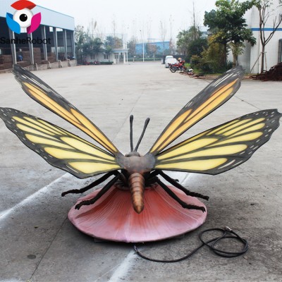 theme park indoor exhibition life-size animatronic insect model