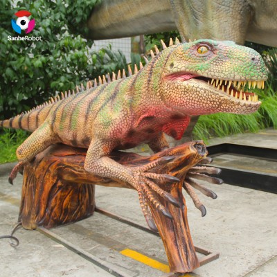 Life Size Animatronic Simulation Animal Lizard