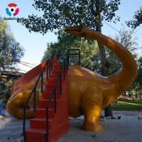 Life Size Dinosaur Equipment Amusement Park Slide for Sale